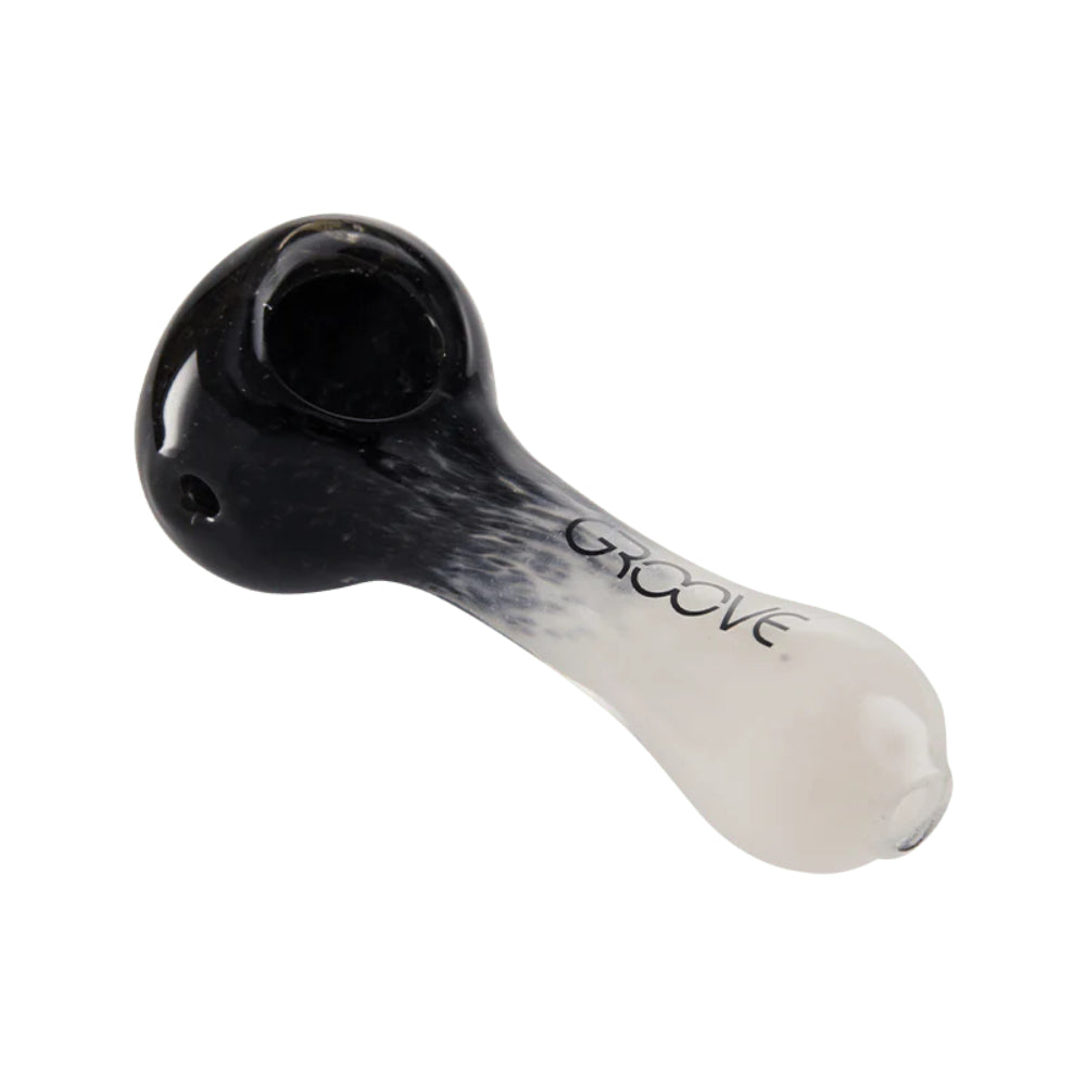 Groove Fritted Hand Pipe | Side view 2