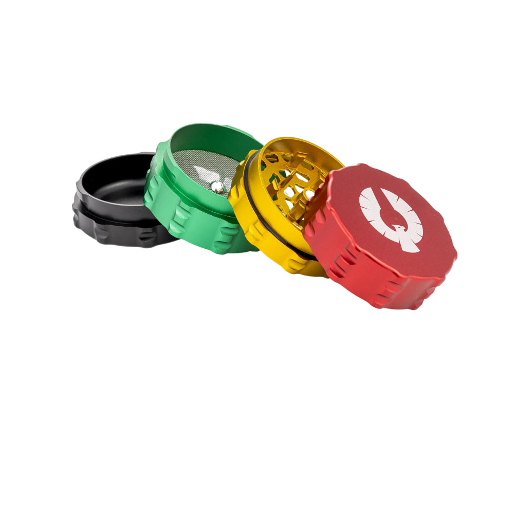 Phoenician 4 Piece Grinder | Medium | Rasta
