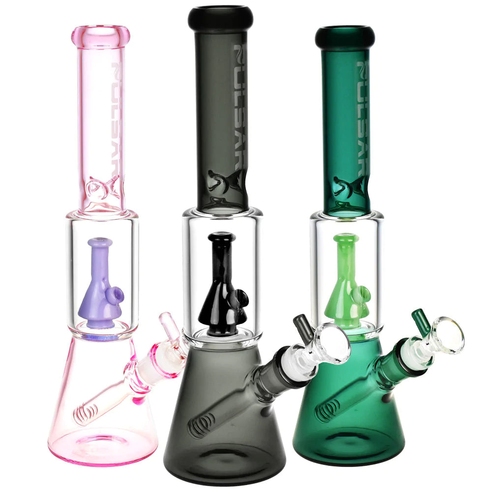 Pulsar Beaker on Beaker Bong | Random colors