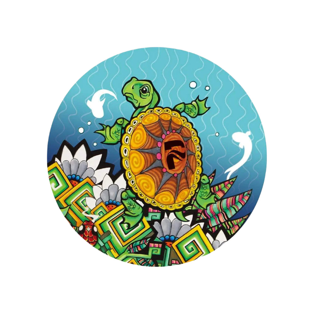 Pulsar Psychedelic Turtle Beaker Bong | Beaker base image