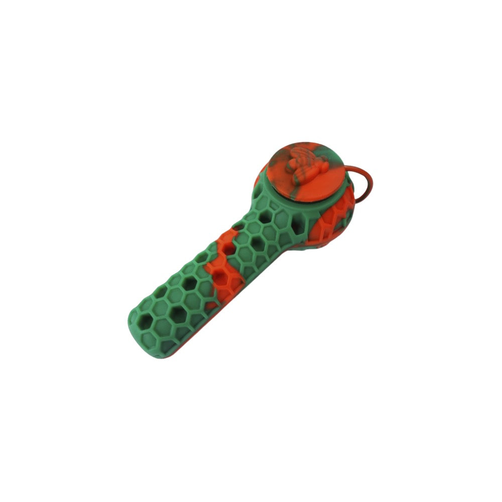 Cloud 8 Silicone 2 in 1 Honey Bee Hand Pipe & Vapor Straw | Style 1