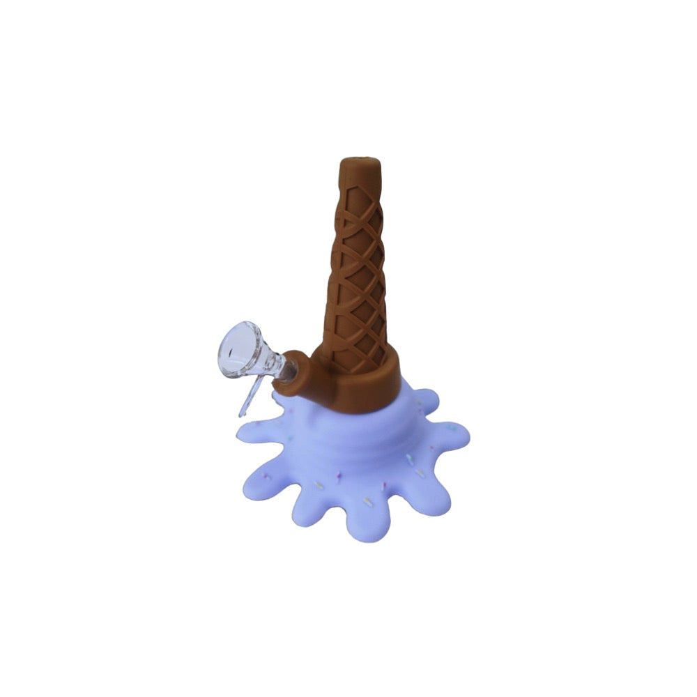 Cloud 8 Silicone Mini Bubbler - Splat Ice Cream | Grasscity