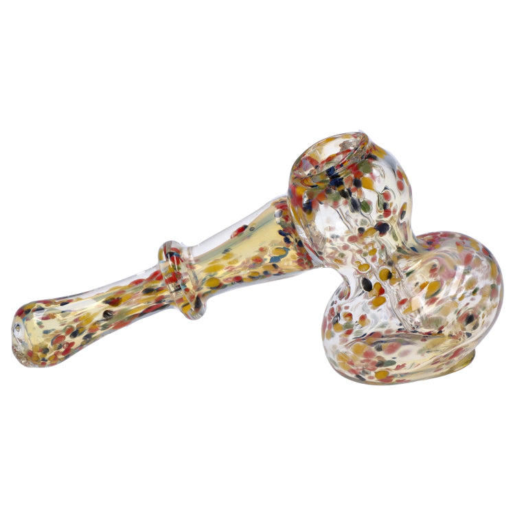 GC Rainbow Frit Hammer Bubbler - 5 in.
