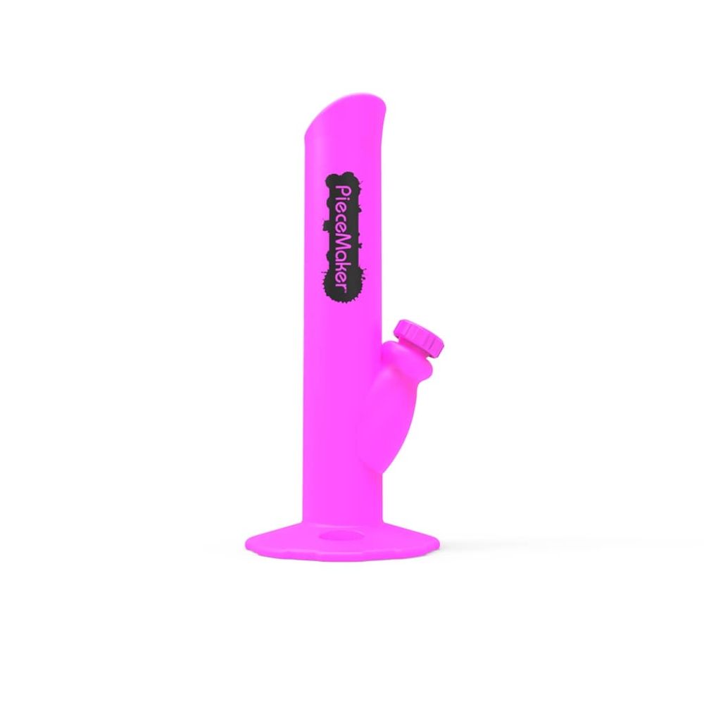 PieceMaker Kermit Silicone Straight Tube Ice Bong | Miss Pinky