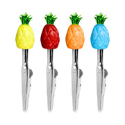 Pineapple Glass Memo Clip - 4 Pack