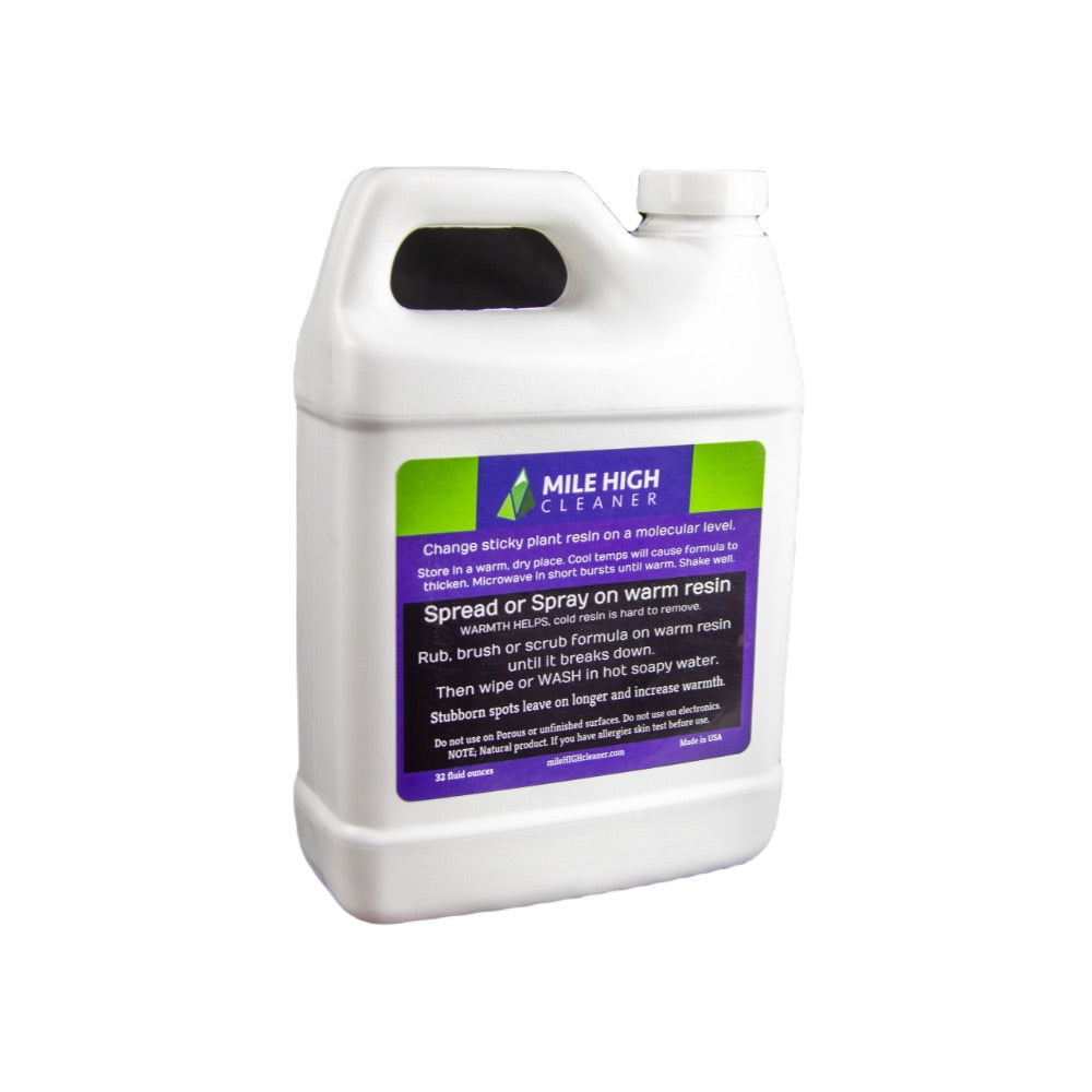 Mile High Cleaner Natural Resin Remover | 32oz | back view