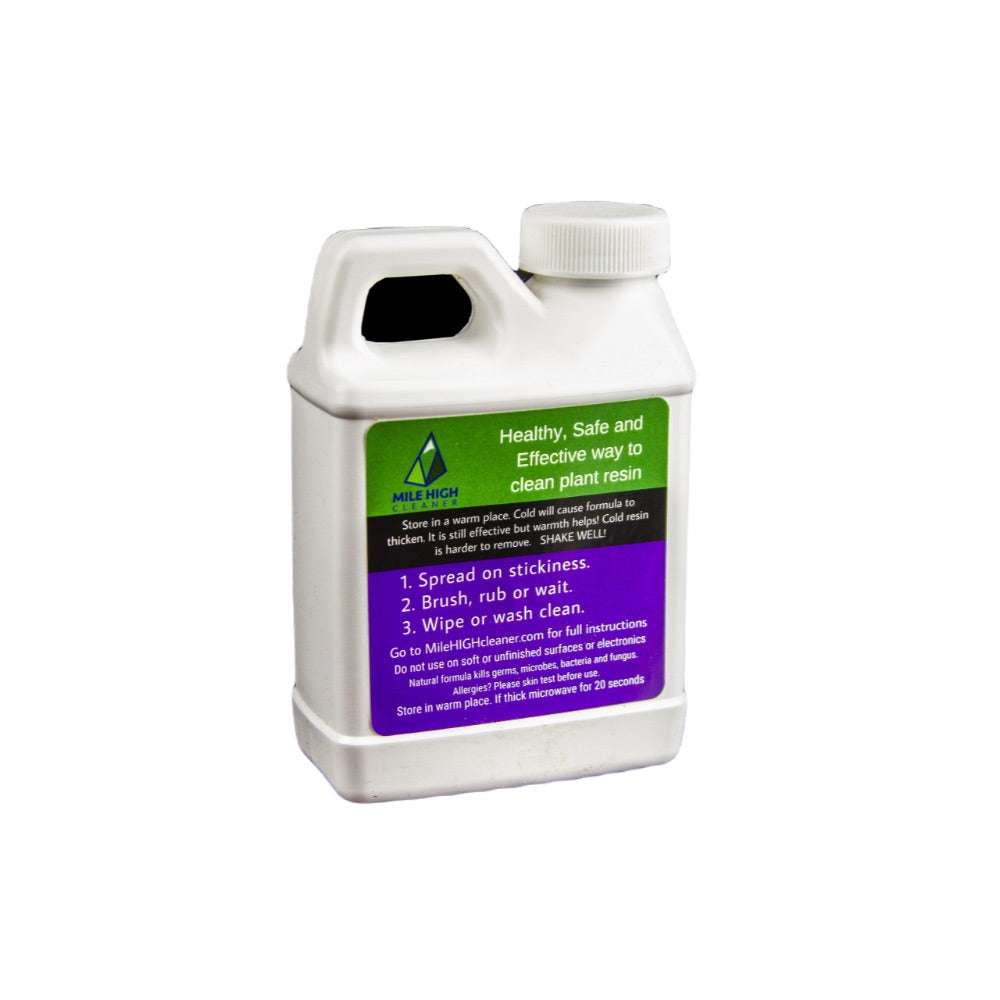 Mile High Cleaner Natural Resin Remover | 8oz | back view
