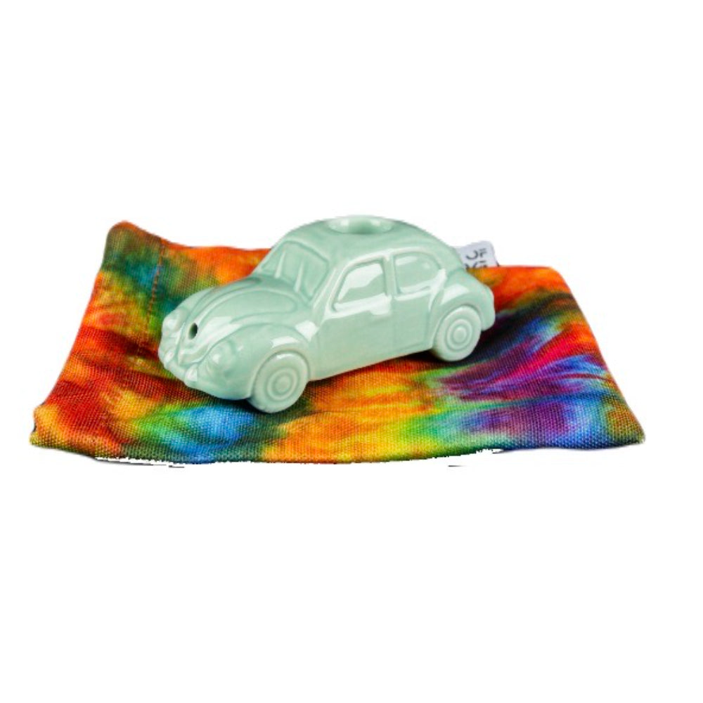 Art of Smoke VW Beetle Pipe | Teal | With pouch