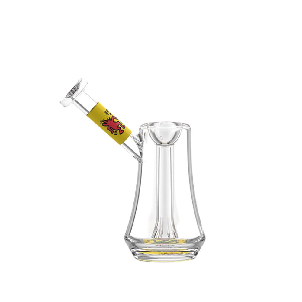 K. Haring Glass Bubbler | Yellow