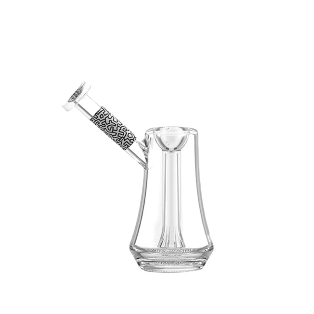K. Haring Glass Bubbler | Black and White