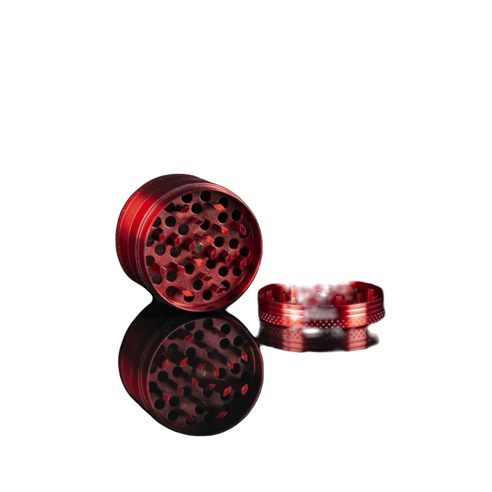 Cloud 8 Zinc Alloy Grinder - 4-Piece | Red 