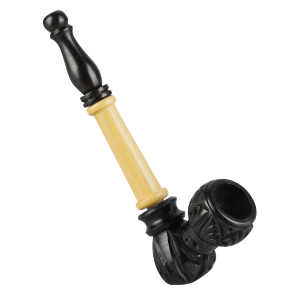 Multi Wood Carved Sherlock Pipe
