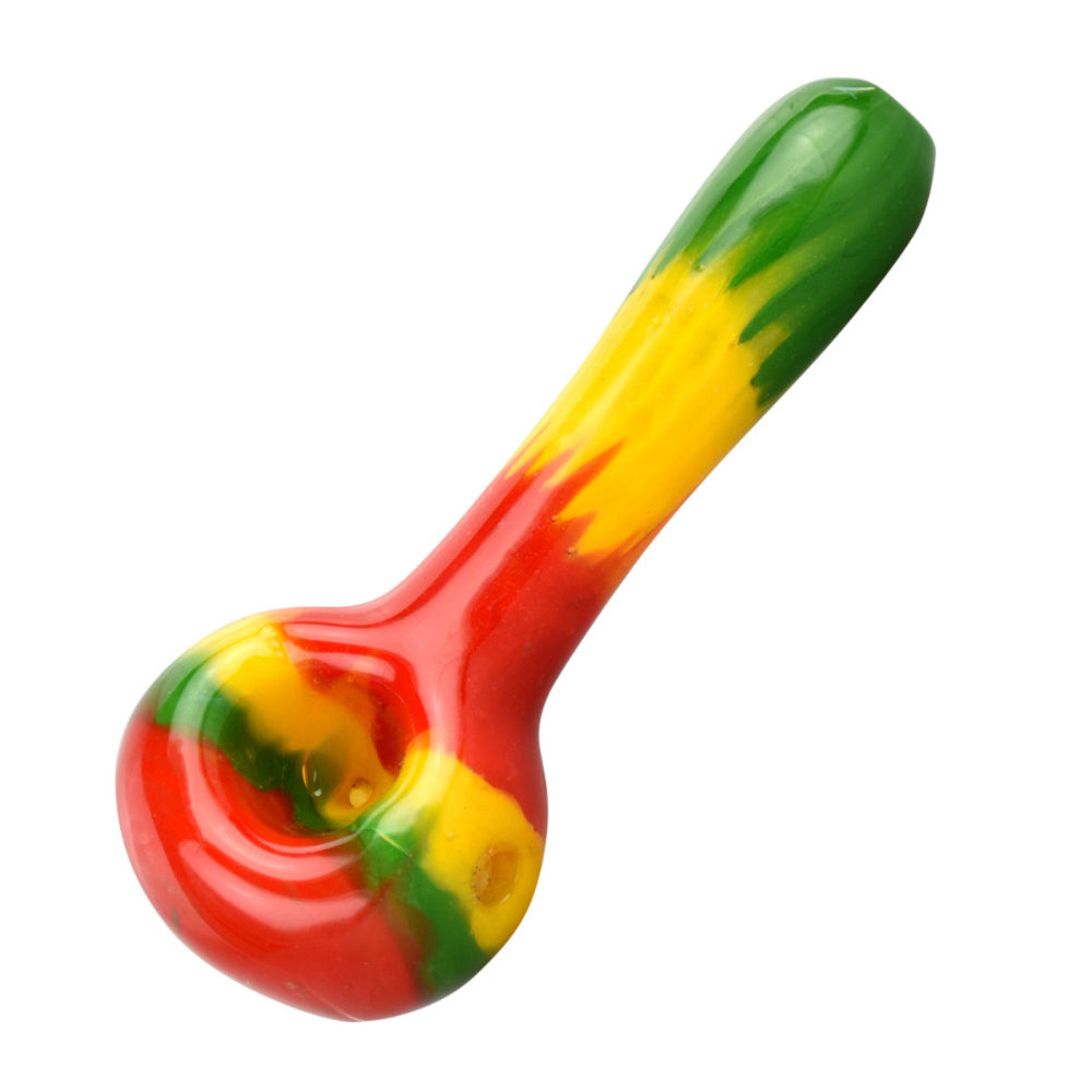 Rasta Color Spoon Hand Pipe