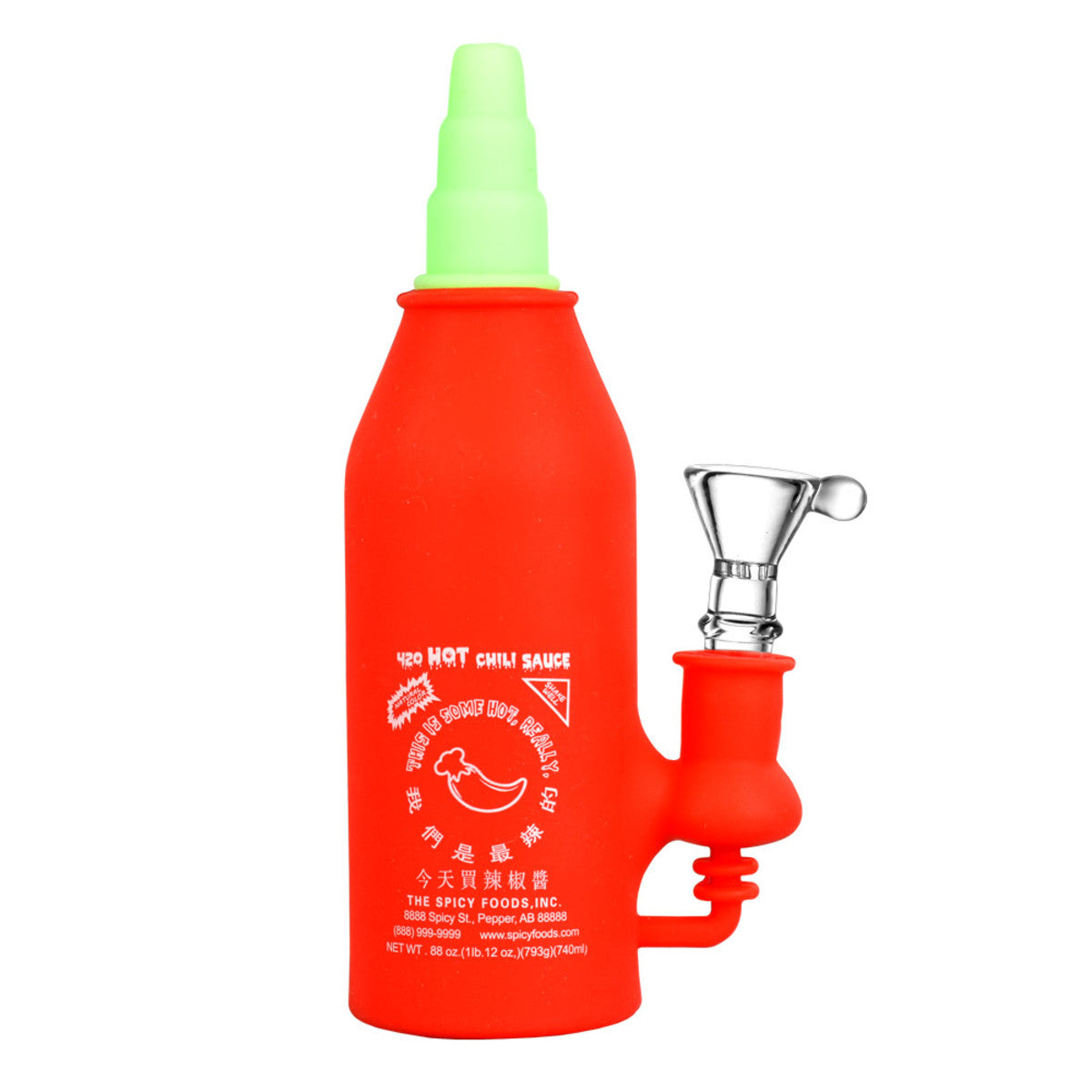 Asian Hot Sauce Silicone Bong