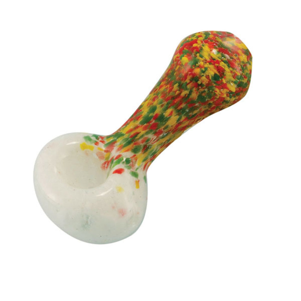 Rasta Color Frit Glass Pipe