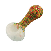 Rasta Color Frit Glass Pipe