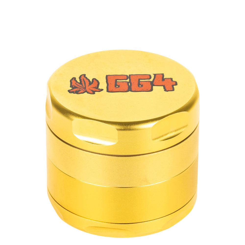 Famous Design Puff Puff Pass 4-Part Aluminum Herb Grinder