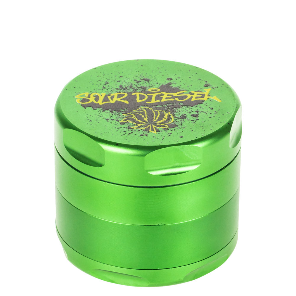 Famous Design Puff Puff Pass 4-Part Aluminum Herb Grinder