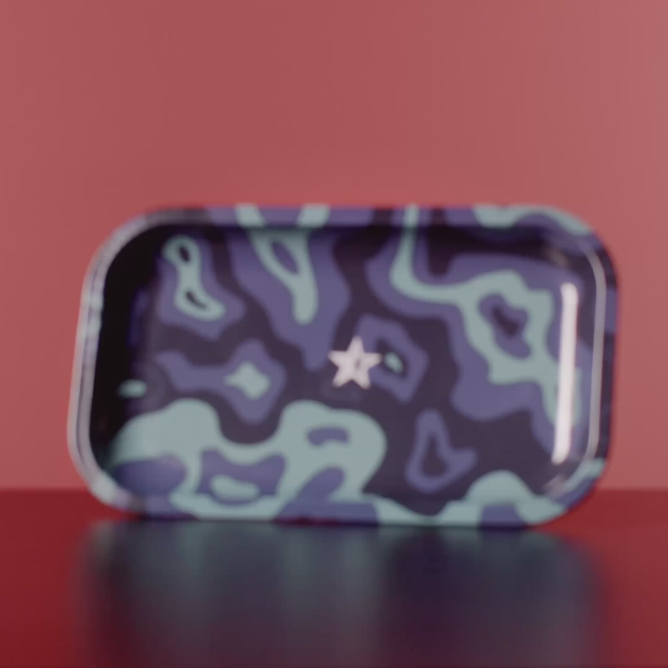 Load video: Famous Design Fabric Rolling Tray