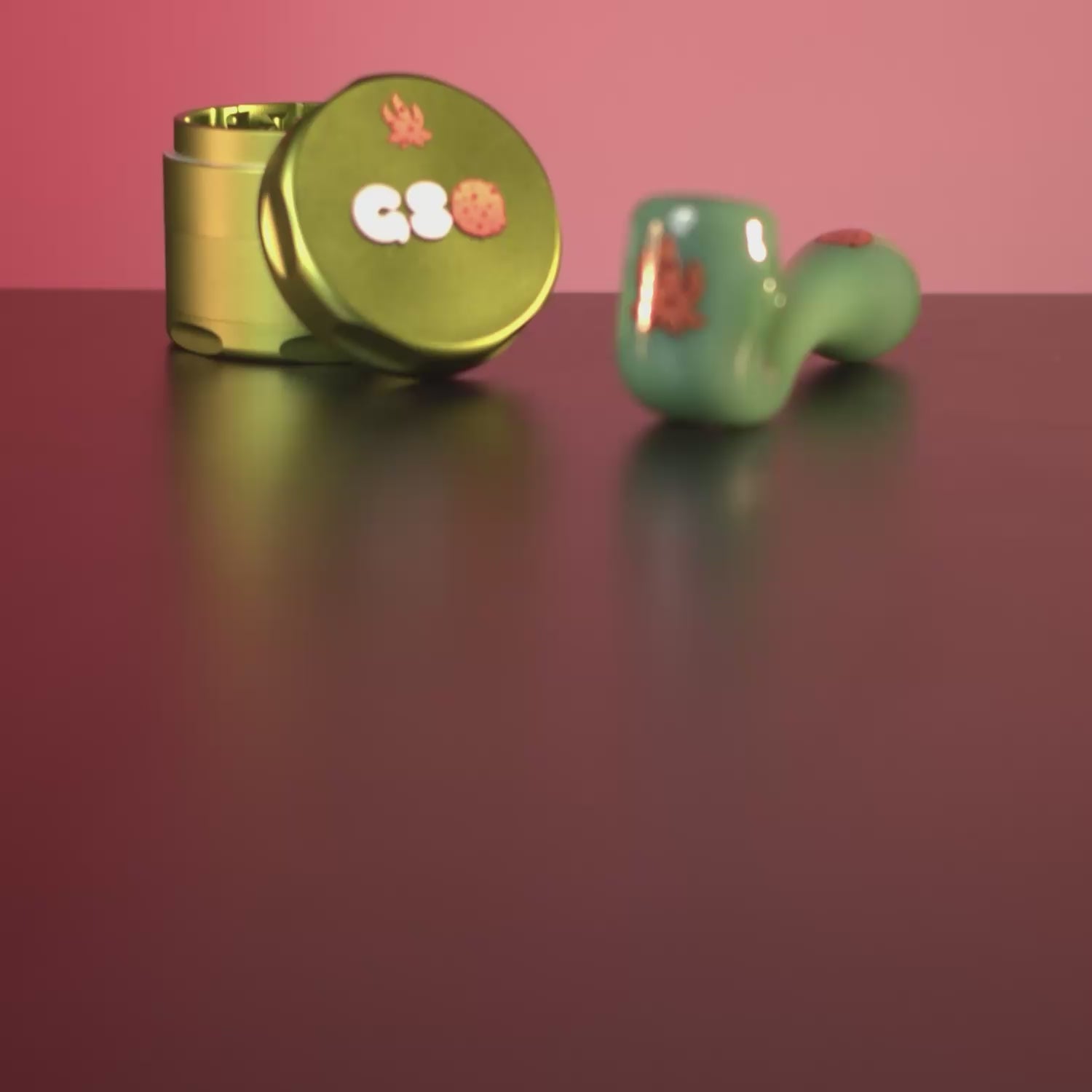 Load video: Puff Puff Pass Strain Grinder | Girl Scout Cookies