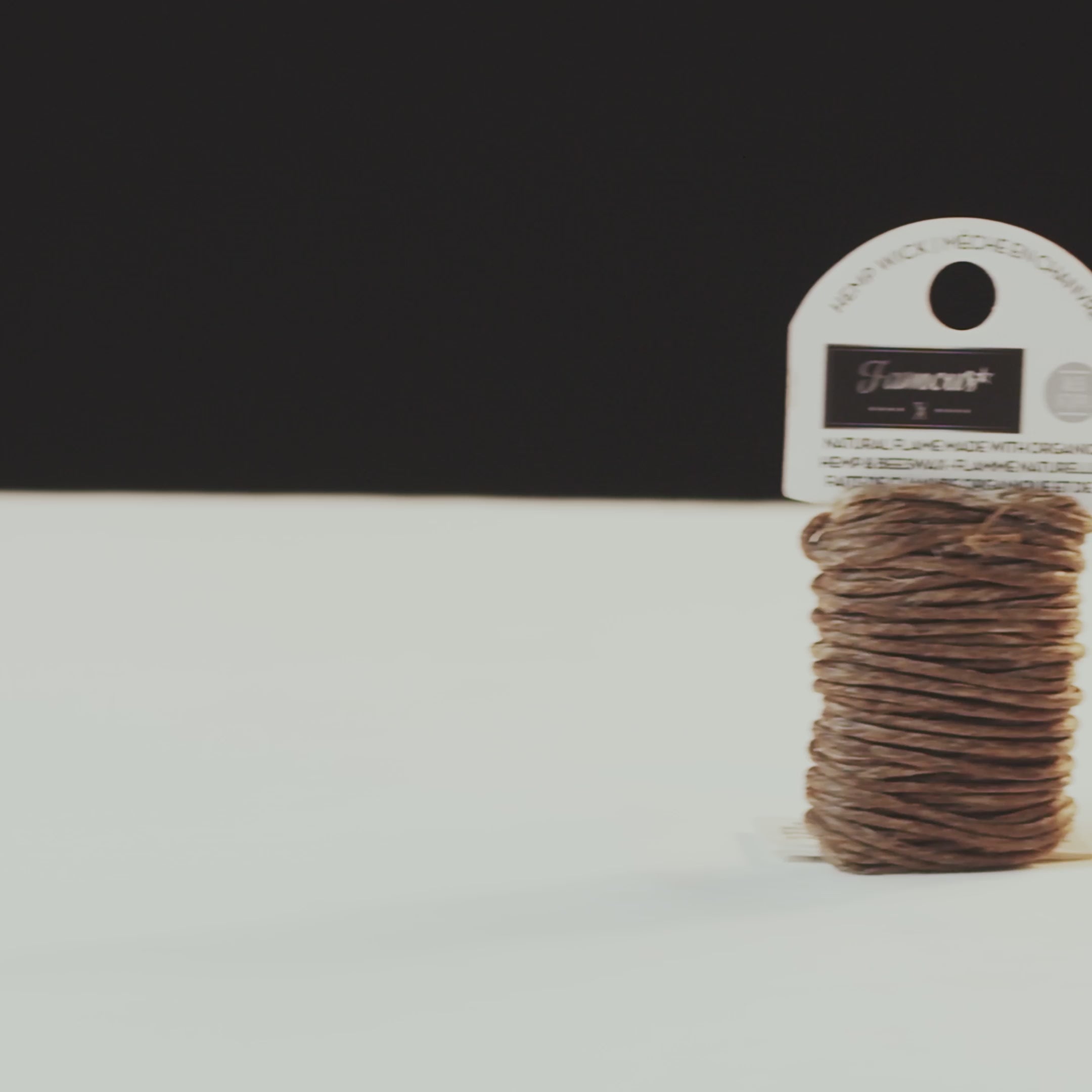 Load video: Famous X Hemp Wick | 16.5ft Tray of 24