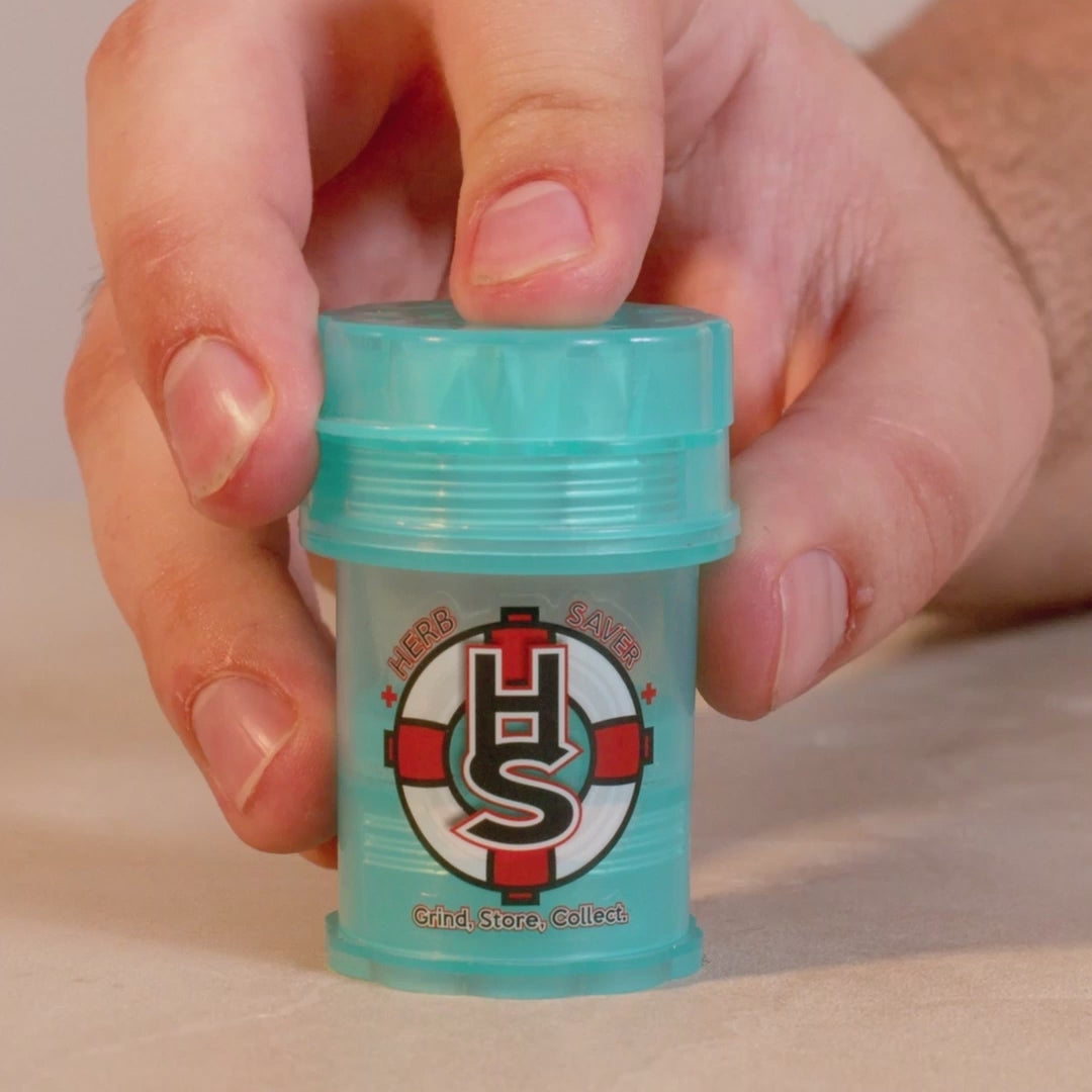 Load video: HerbSaver Grinder and Storage Container