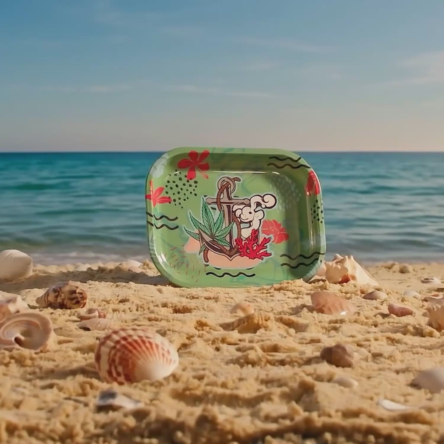 Load video: Cabana Cannabis Co.Tray -Ahoy-Small