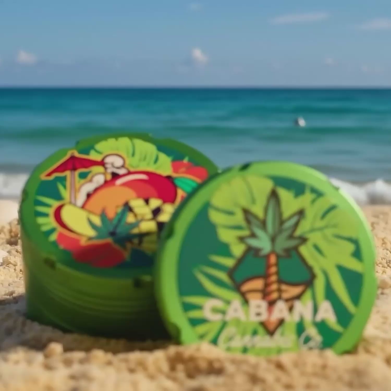 Load video: Cabana Cannabis Co. 3-Stage Grinder
