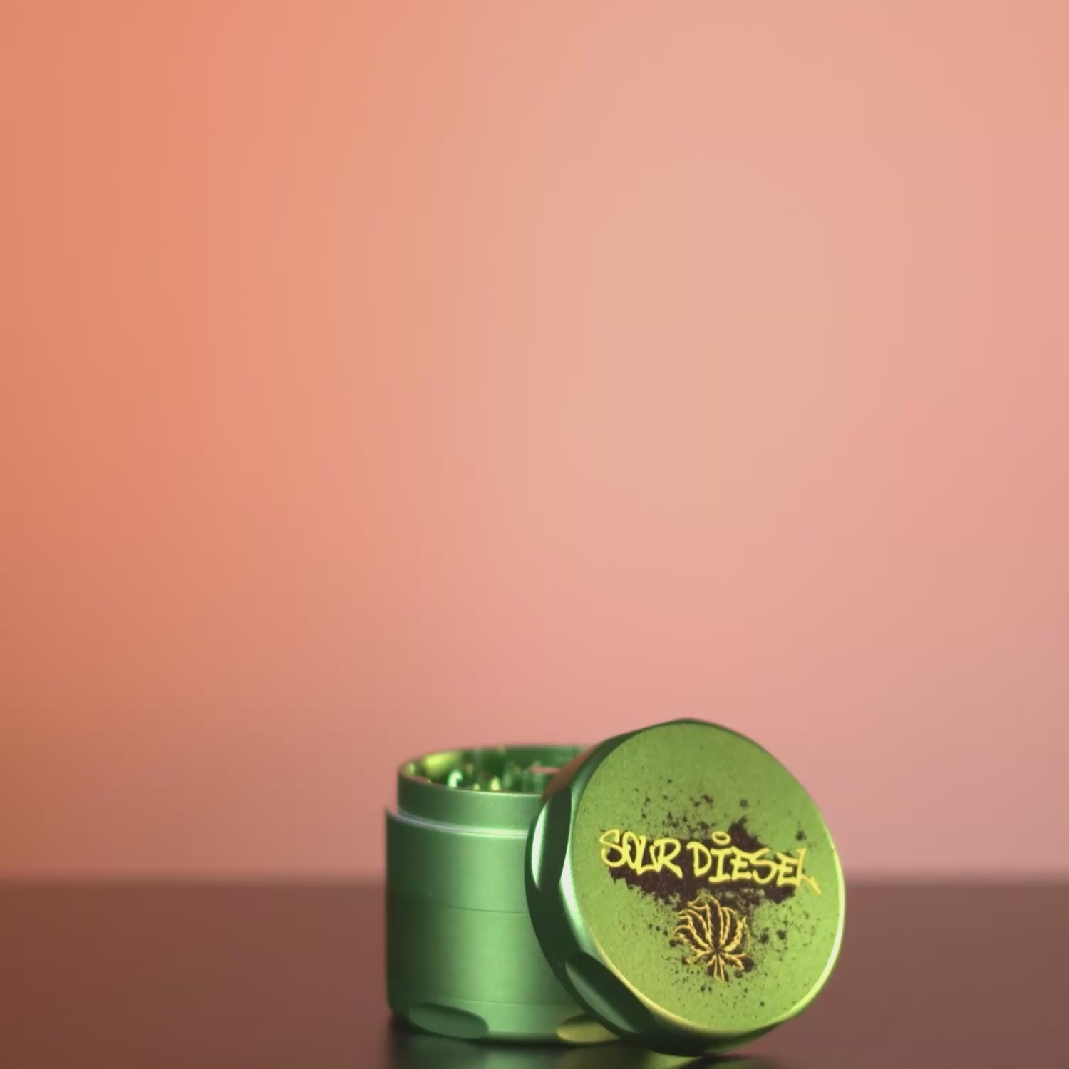 Load video: Famous Design Puff Puff Pass 4-Part Aluminum Herb Grinder