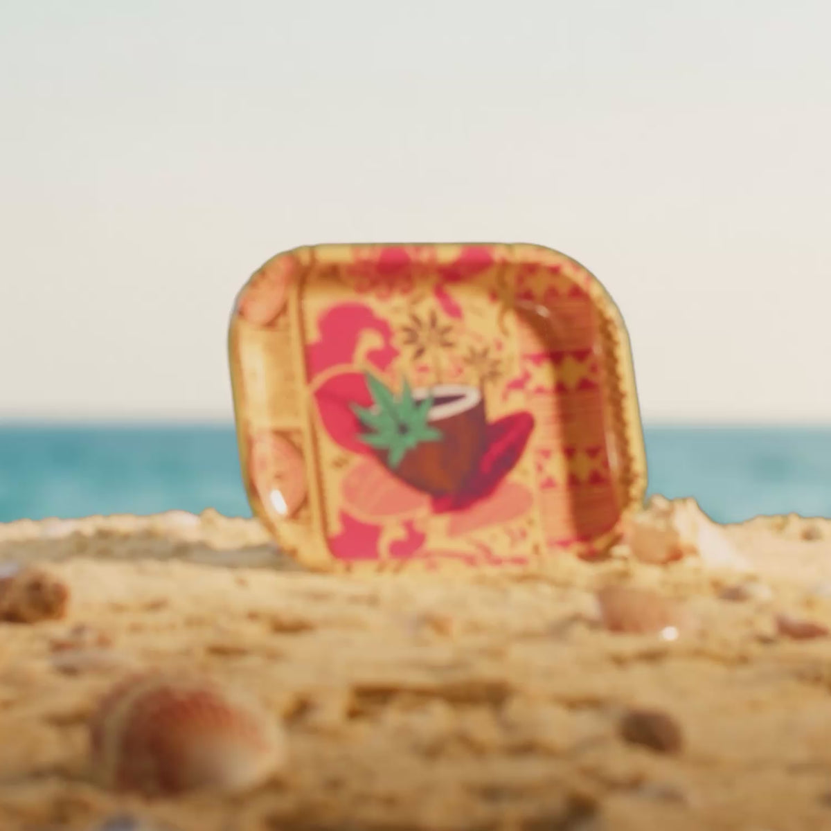Load video: Cabana Cannabis Co.Tray-Coco -Small