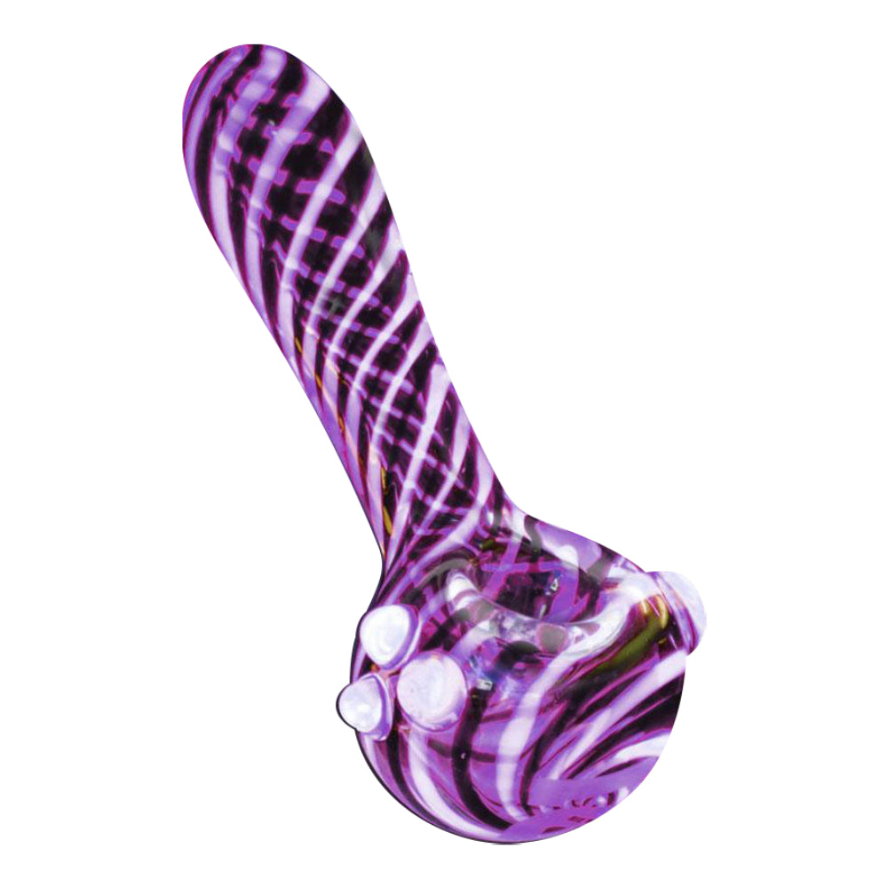Pulsar UV Candy Stripe Spoon Pipe | random color 4