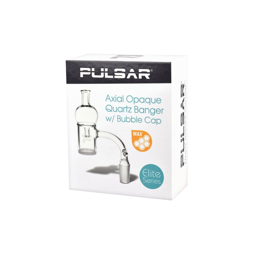 Pulsar Axial Opal Quartz Banger with Bubble Cap | Box