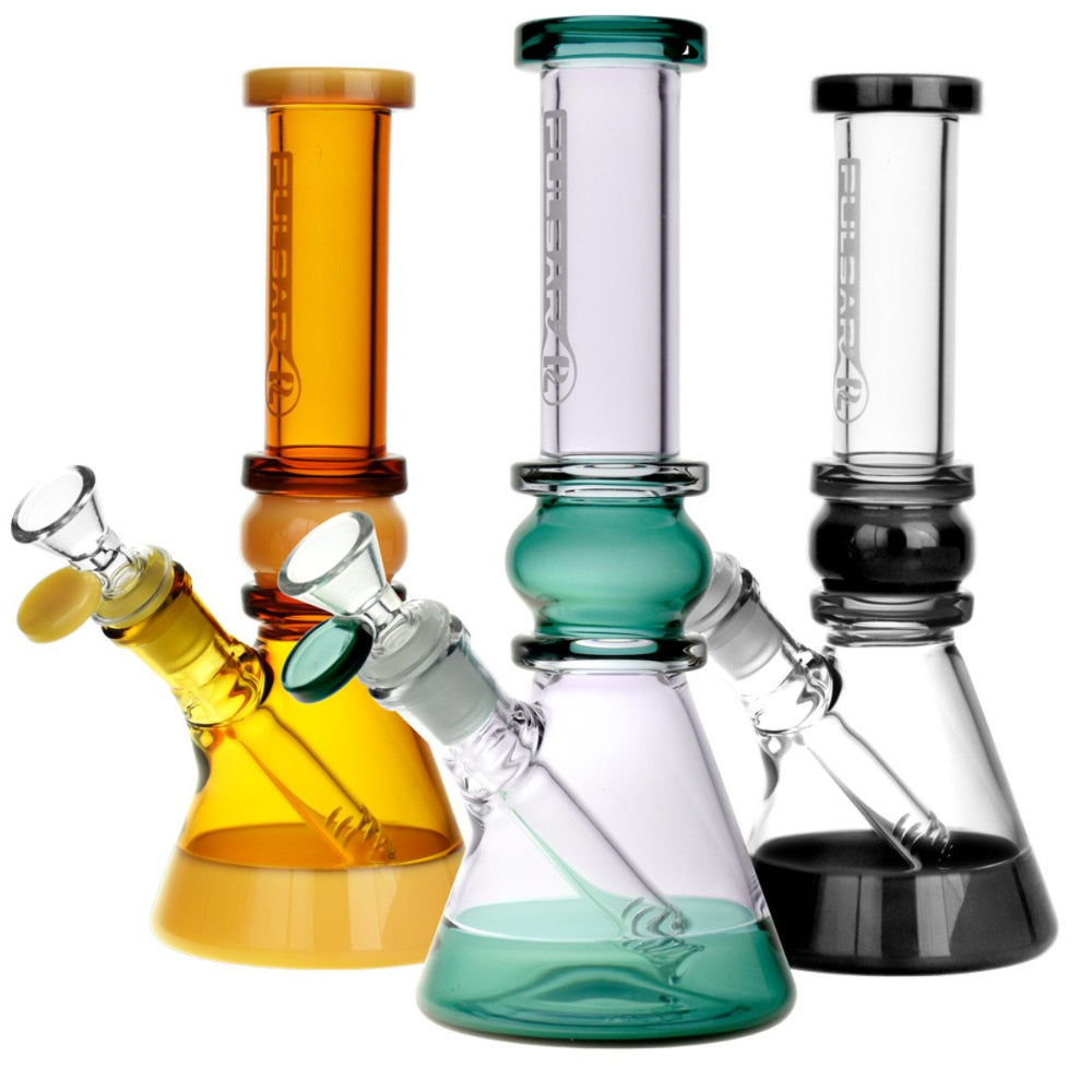 Pulsar "High Society" Beaker Water Pipe | random colors 
