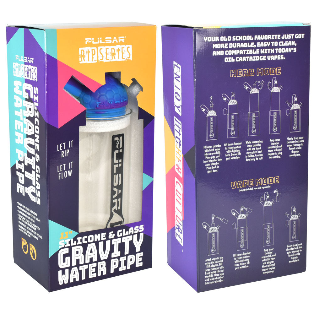 Pulsar RIP Series Silicone Gravity Water Pipe 6