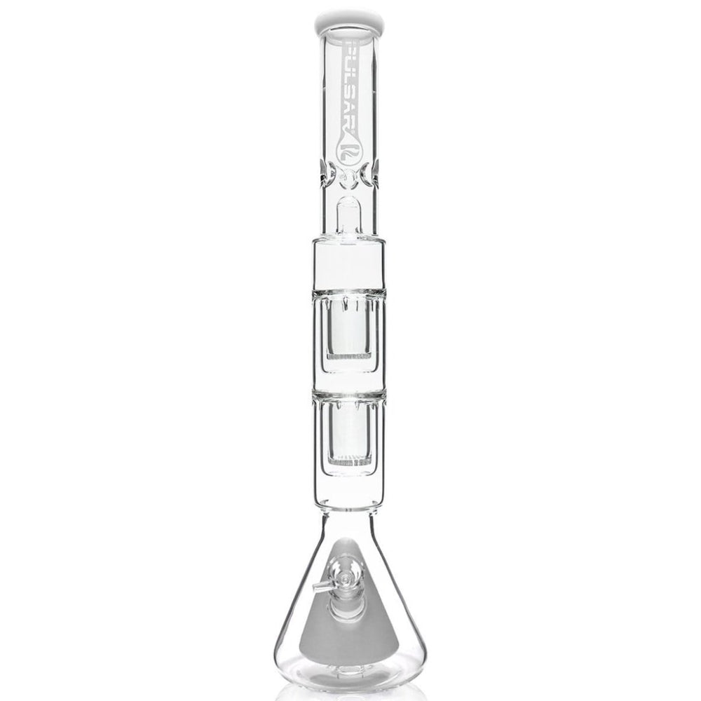 Pulsar Double Inverted Showerhead Perc Beaker Bong