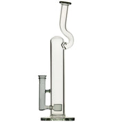 Calibear Flower of Life Natty Bong | Transparent Black | Side view 1