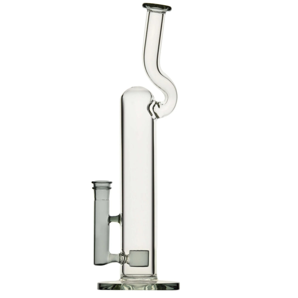 Calibear Flower of Life Natty Bong | Transparent Black | Side view 1