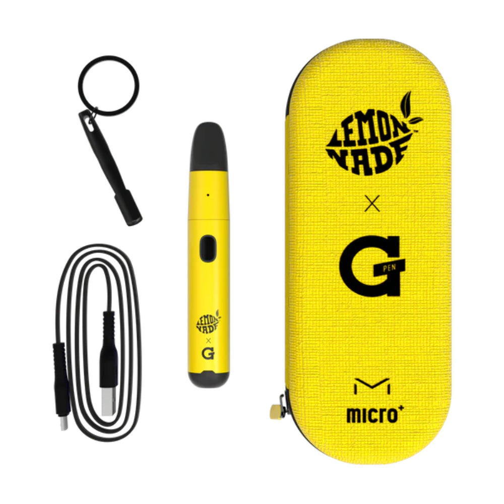 Lemonnade x G Pen Micro Plus Concentrate Vaporizer | Full kit with case