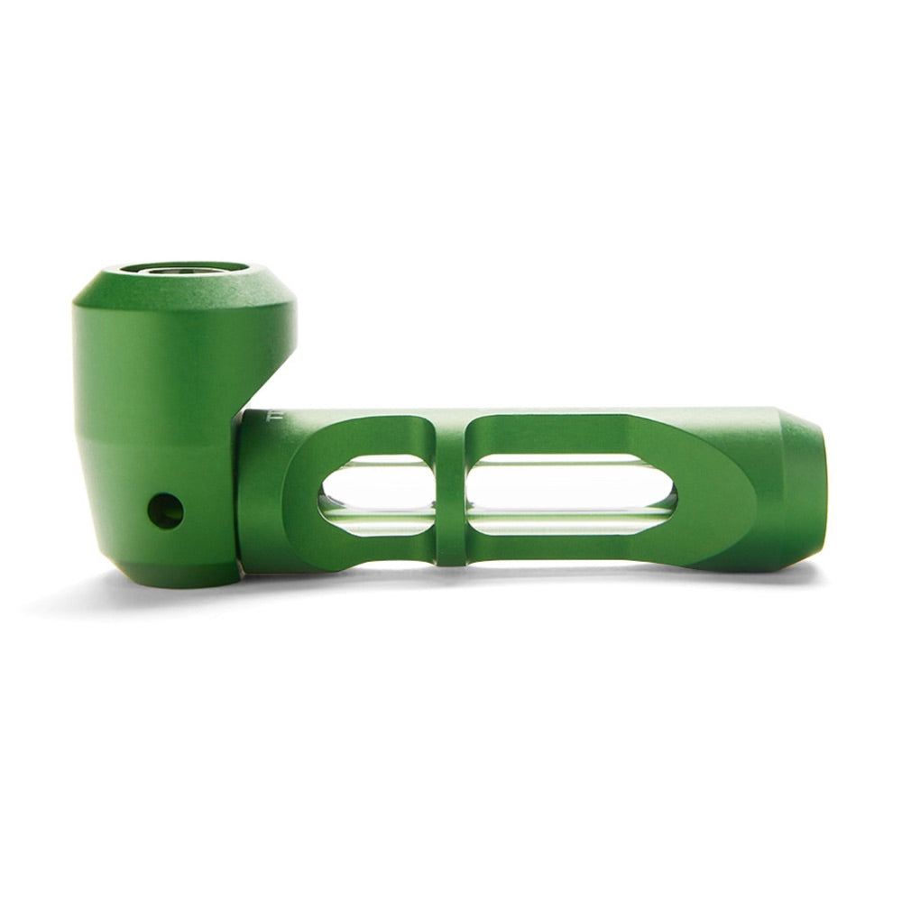 Pyptek Prometheus Titan Smoking Pipe | Green | side view