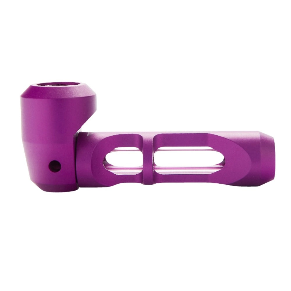 Pyptek Prometheus Titan Smoking Pipe | Purple | side view