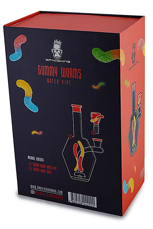 BDD Wholesale BDD Wholesale Space King Gummy Worms Water Pipe