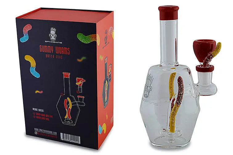 BDD Wholesale BDD Wholesale Space King Gummy Worms Water Pipe