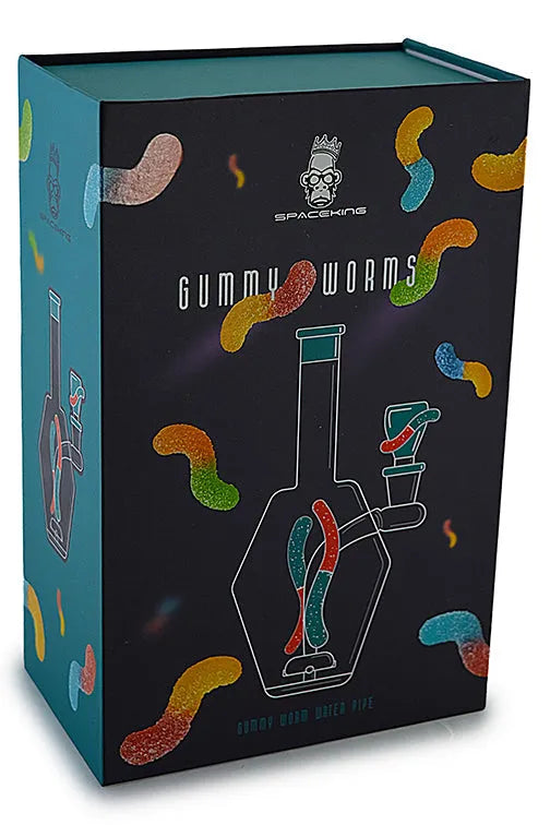 BDD Wholesale BDD Wholesale Space King Gummy Worms Water Pipe