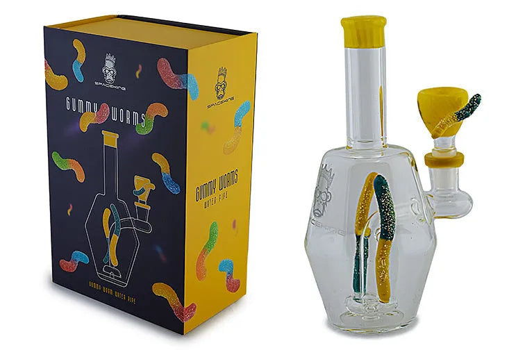 BDD Wholesale BDD Wholesale Space King Gummy Worms Water Pipe