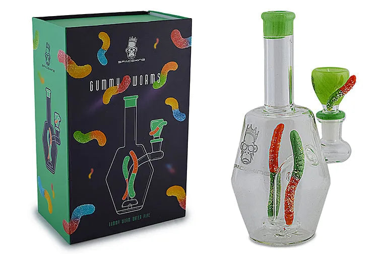 BDD Wholesale BDD Wholesale Space King Gummy Worms Water Pipe
