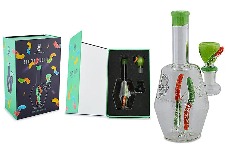 BDD Wholesale BDD Wholesale Space King Gummy Worms Water Pipe