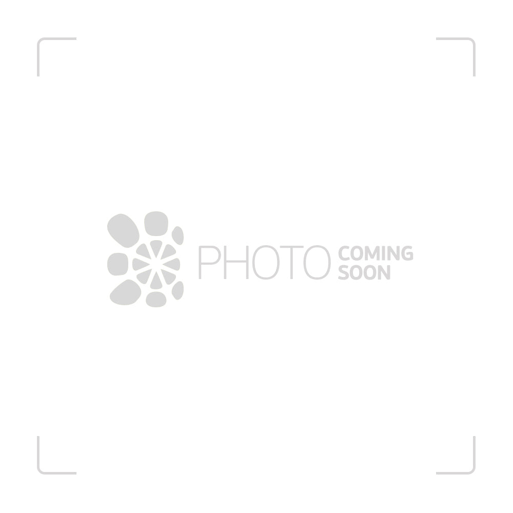 G-Spot Glass Male Quartz Banger with Sintered Base 90° angle | 14.5mm - Side View 