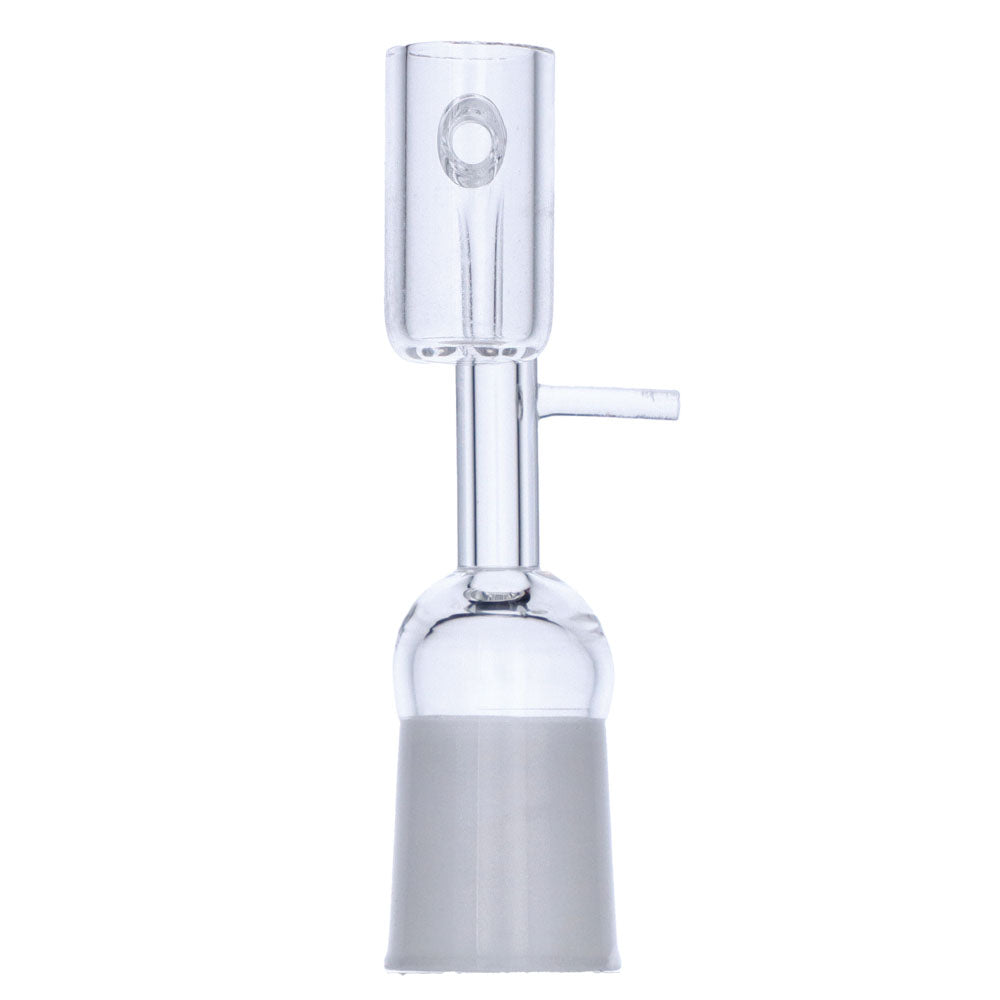 Female Quartz Flat Top Banger with 16mm Bucket | 18.8mm | Front view