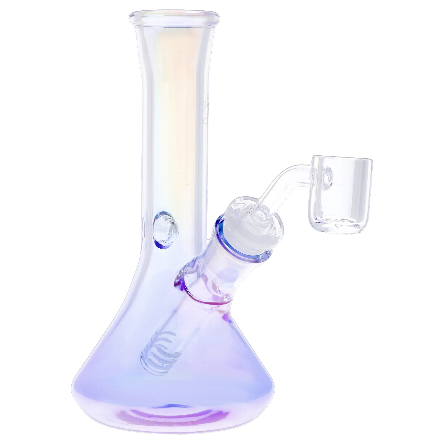 Queen of Bud Amethyst Dab Rig - 7 in.