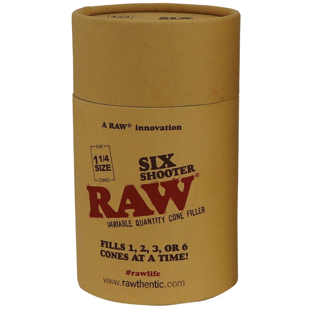 RAW Six Shooter QT Cone Filler | 1¼ Size - Box